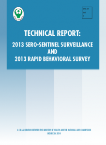 Book Cover: Technical Report: 2013 SERO-SENTINEL SURVEILLANCE AND 2013 RAPID BEHAVIORAL SURVEY