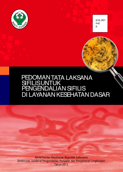 Book Cover: Pedoman Tatalaksana Sifilis di Layanan Kesehatan Dasar